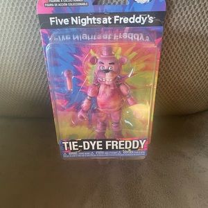Tie die five nights at Freddy’s figurine new in package